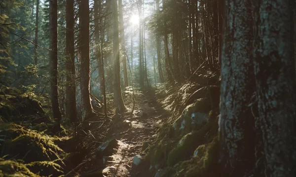 Golden Hour in the Forest